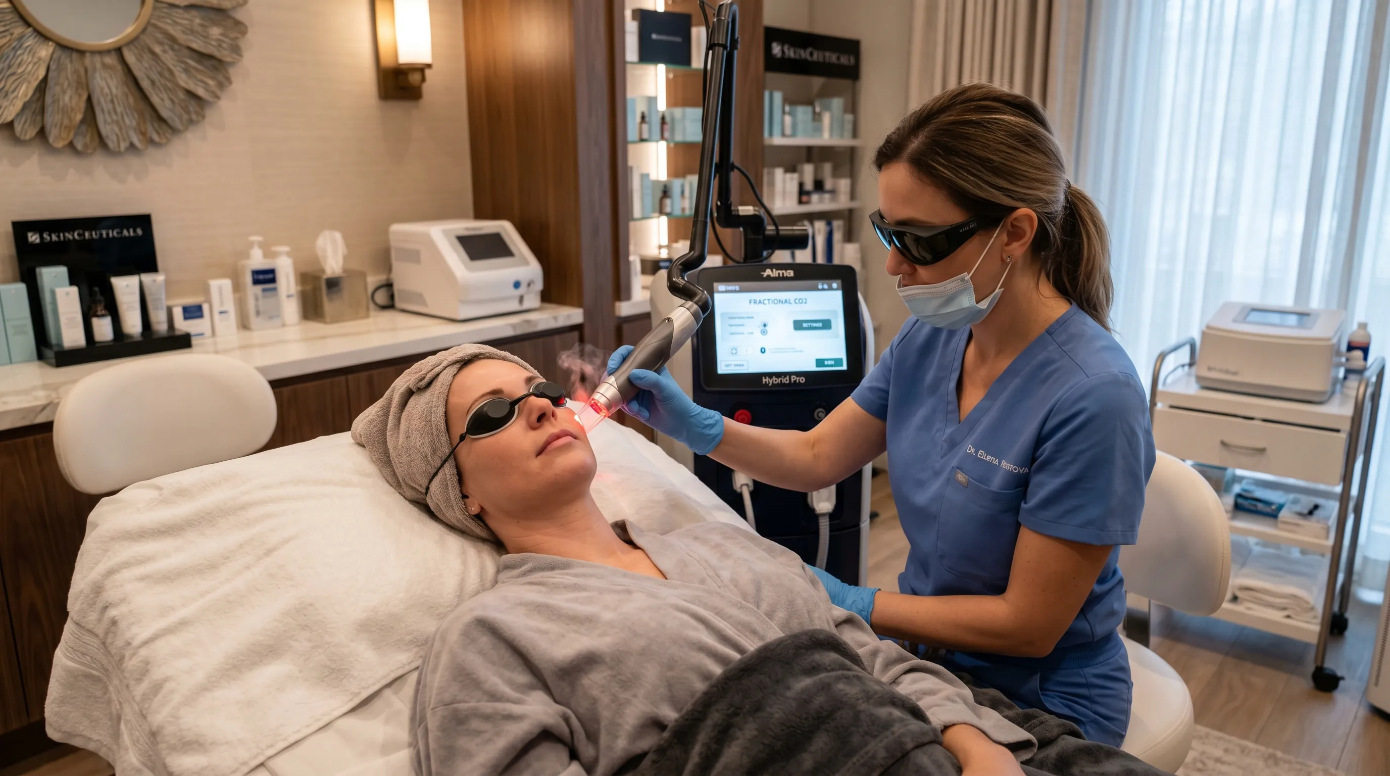 Advanced aesthetic laser skincare therapies