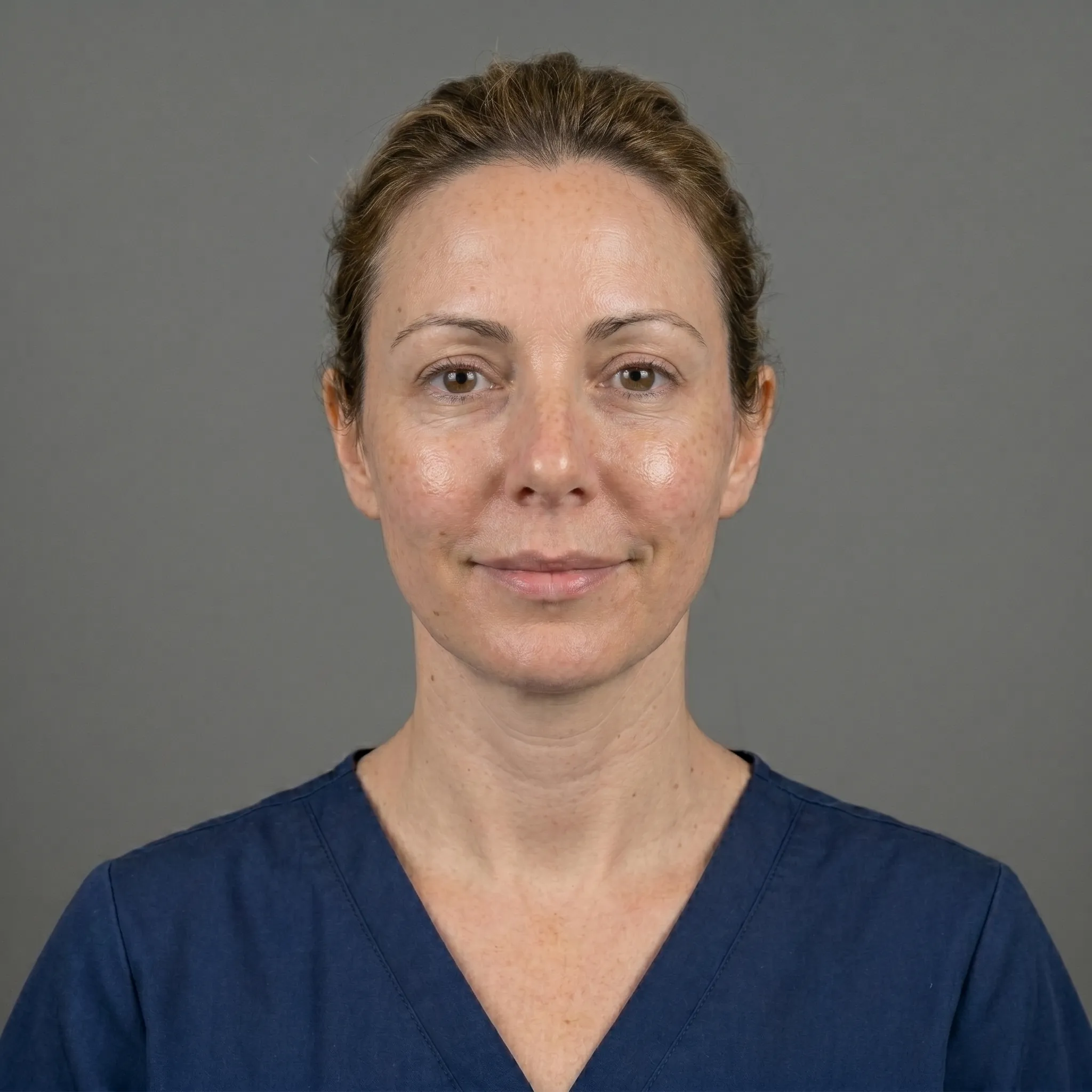 After dermal fillers treatment - glowing warm skin tones
